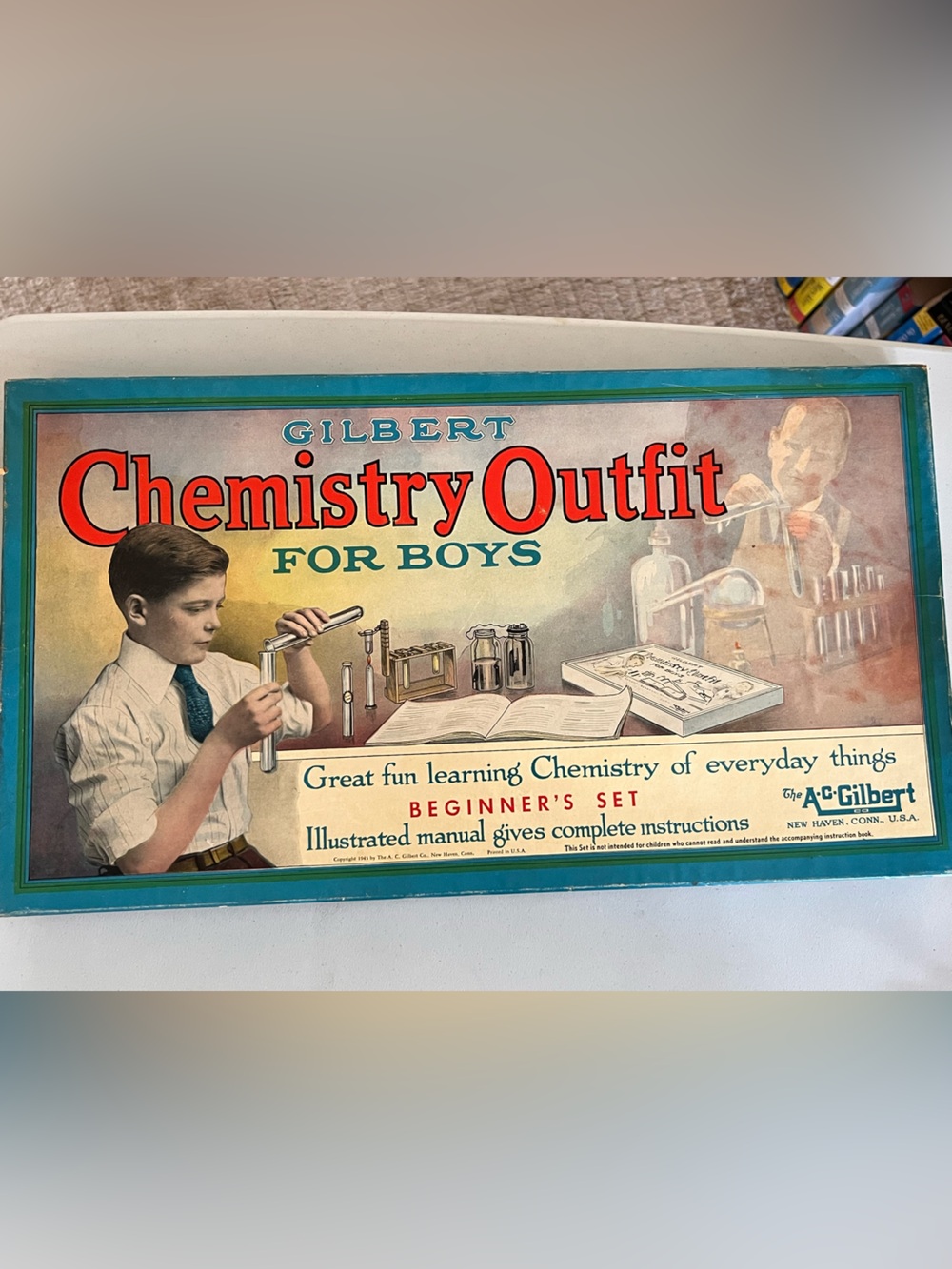 Vintage Gilbert Chemistry Outfit for Boys